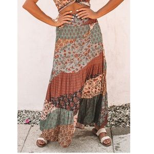 Boho Maxi Skirt